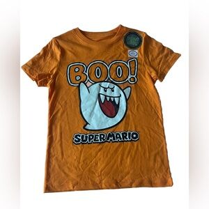 Super Mario Boo Glow in the dark T-shirt size XS